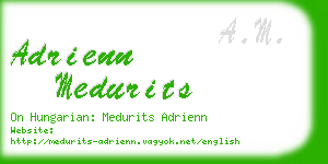 adrienn medurits business card